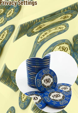 Ceramic poker set from Filipino