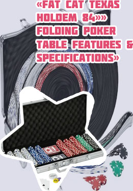 Fat cat poker set