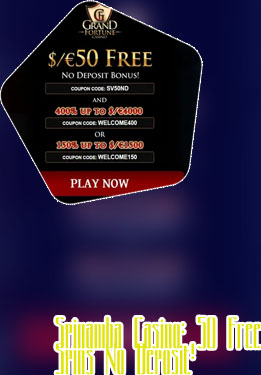 Grand fortune casino no deposit free spins