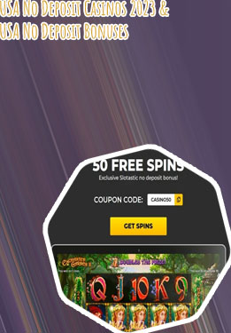 No deposit free spins usa casinos